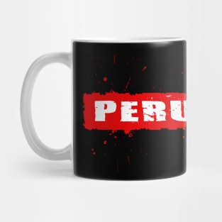 Peru Soccer Peru Futbol Football Peruvian soccer Flag Jersey Mug